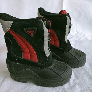 Weather Proof Unisex Toddler Winter Boots Front Zip Size 6